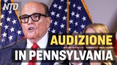 Udienza pubblica in Pennsylvania sulle frode elettorali. Arriva la chiamata del Presidente Trump.